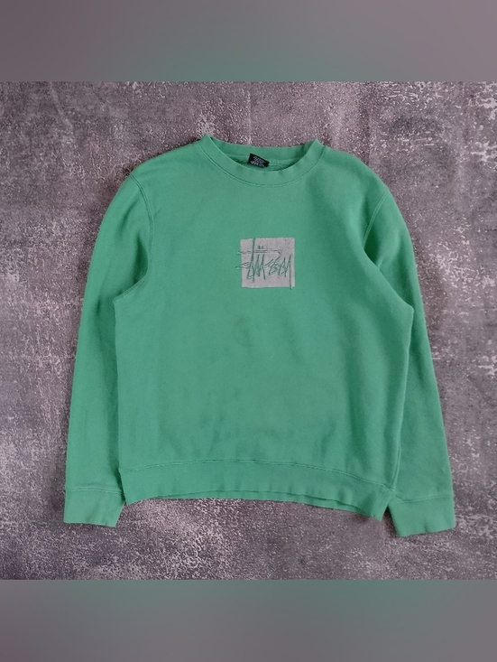 Stussy Other - Stussy Men's Green Crewneck Sweatshirt UNISEX